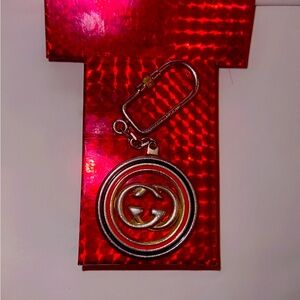 Authentic Vintage Gucci ❤️💚 Keychain or bag charm.